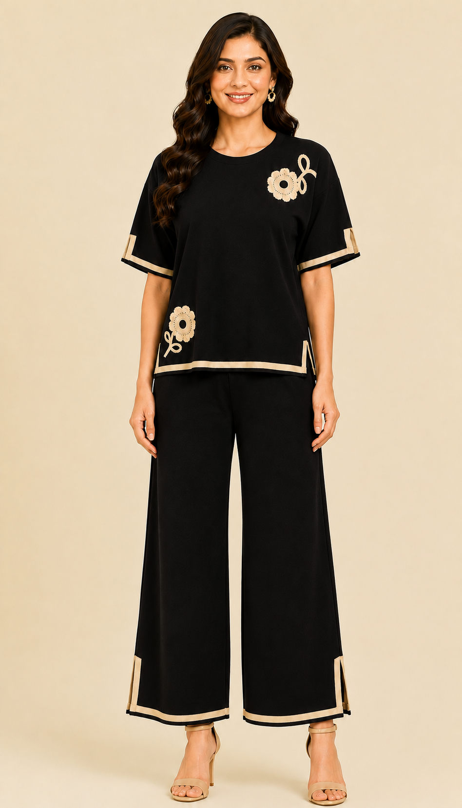 Midnight Bloom Co-ord Set