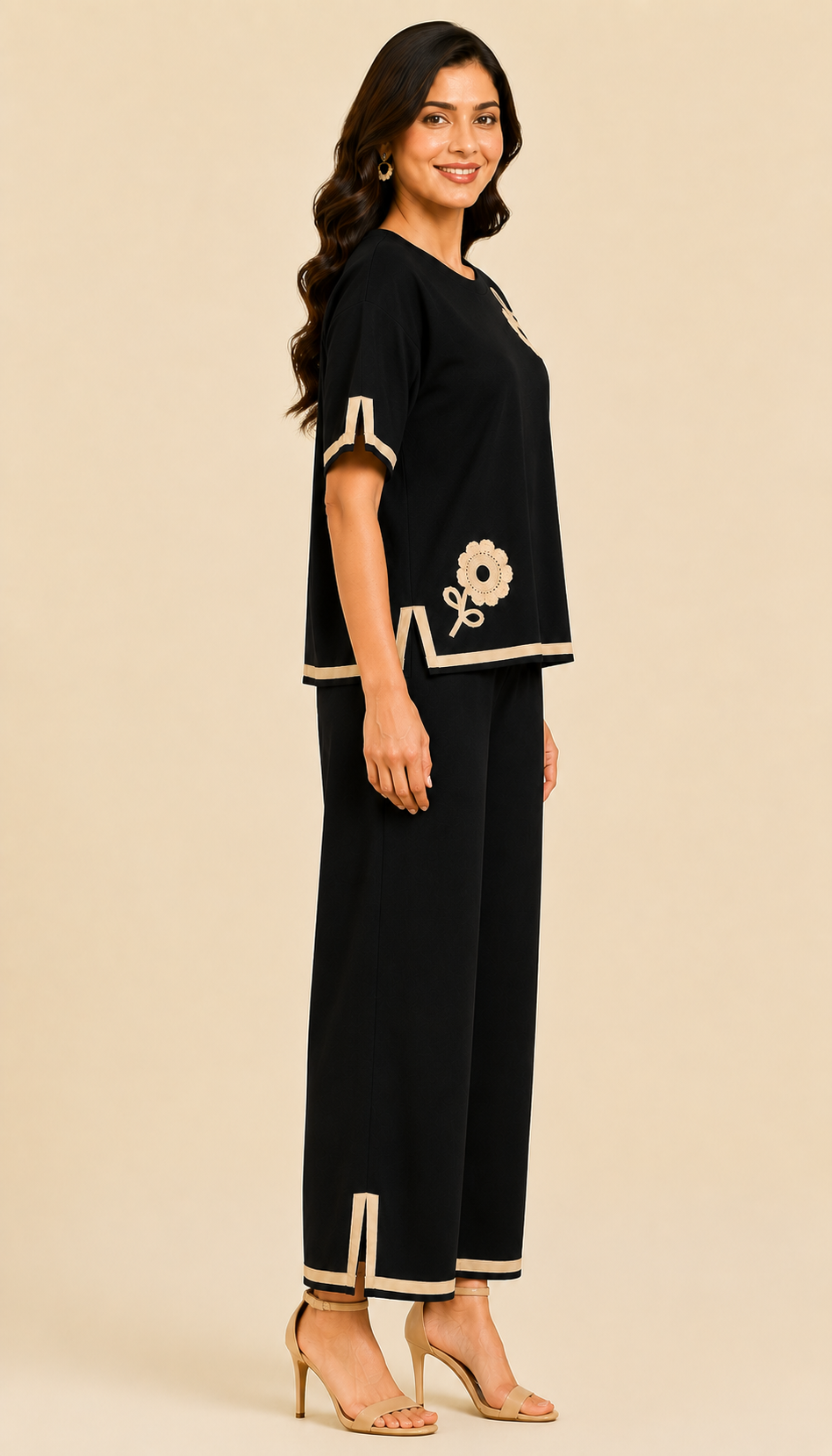 Midnight Bloom Co-ord Set