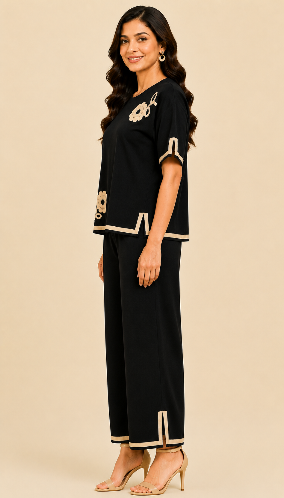 Midnight Bloom Co-ord Set