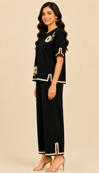 Midnight Bloom Co-ord Set