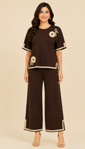 Mocha Bloom Co-ord Set