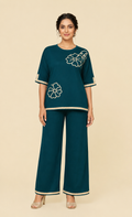 Teal Bloom Co-ord Set