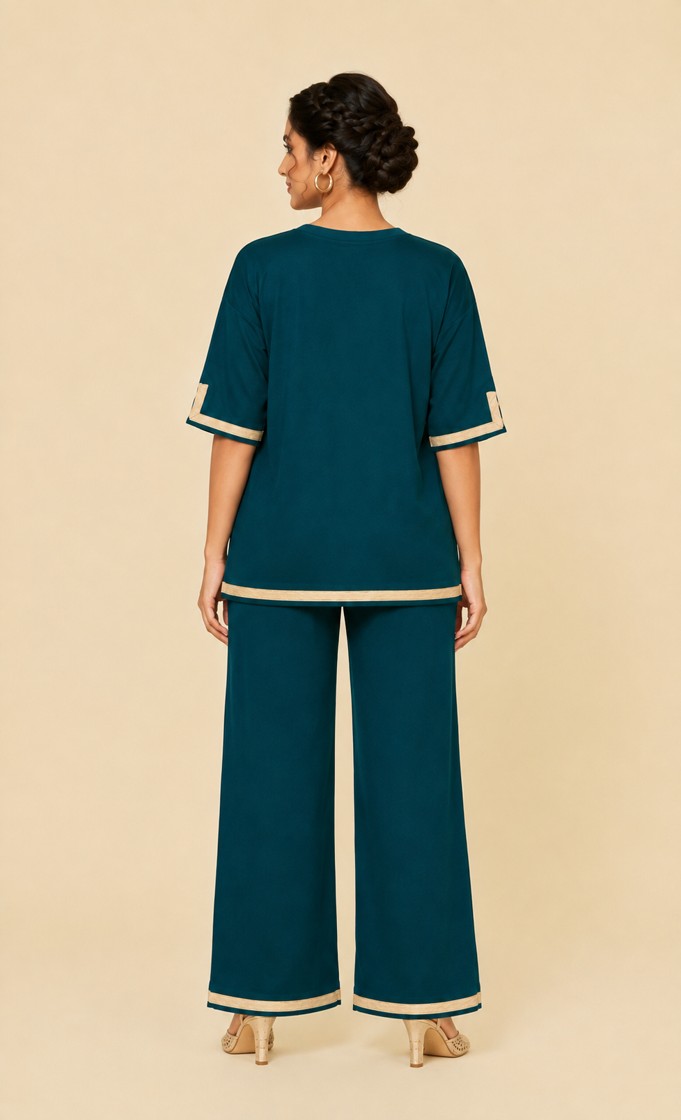 Teal Bloom Co-ord Set