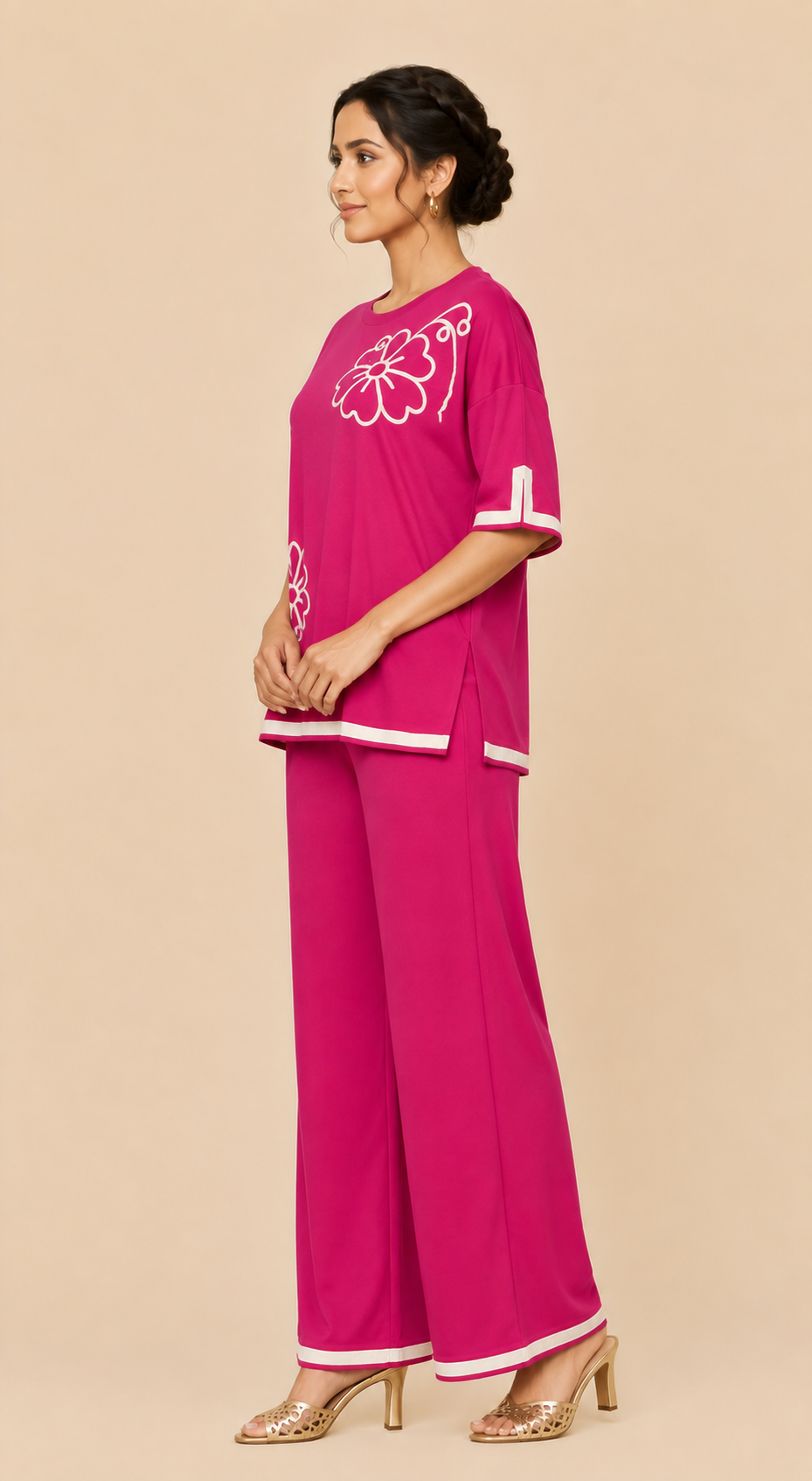 Fuchsia Bloom Co-ord Set