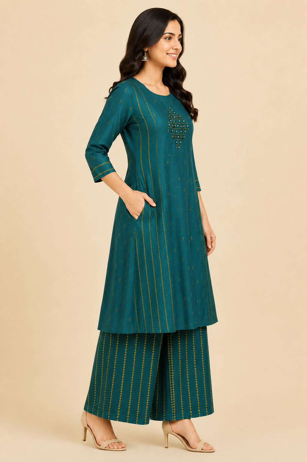 Green Heritage Co-ord Set