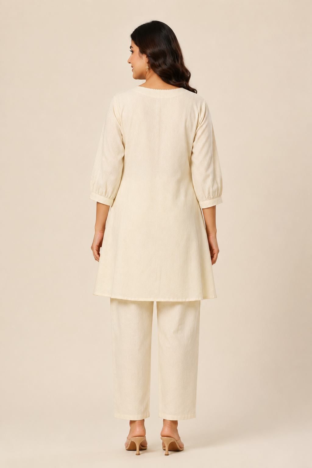 Ivory Mushroom Charm Co-ord Set
