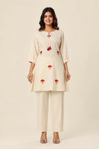 Ivory Mushroom Charm Co-ord Set