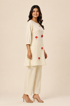 Ivory Mushroom Charm Co-ord Set